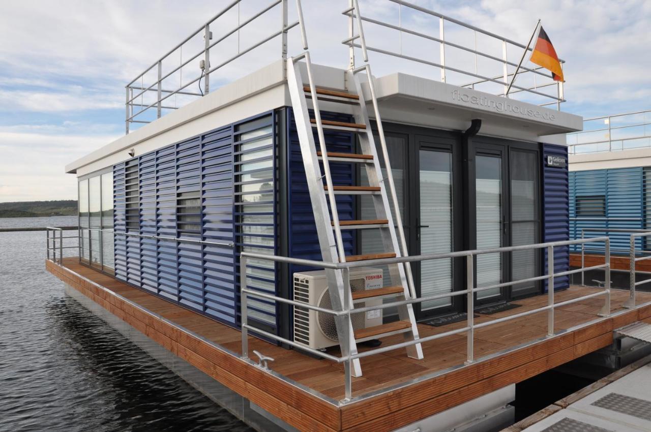 Hausboote Marina Braunsbedra Villa Exterior photo
